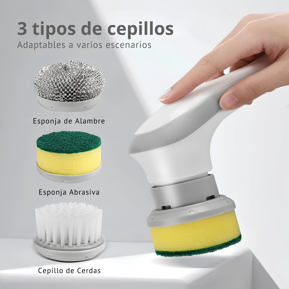 Cepillo Electrico Multifuncional de Limpieza